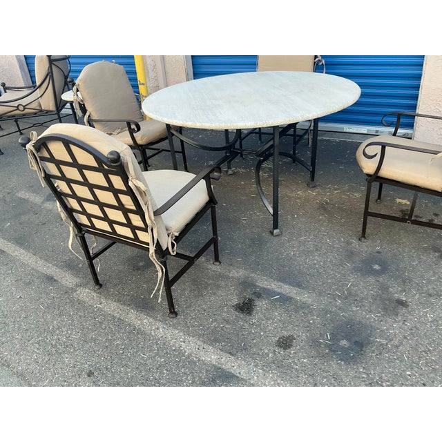 Kreiss Capri Patio Table and 4 Chairs For Sale In San Diego - Image 6 of 12