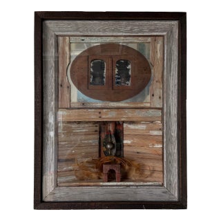 Vintage James Ridlon “Totem” Mixed Media Assemblage Wall Sculpture For Sale
