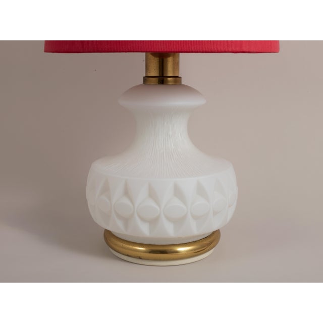 Metal 1960s Peill & Putzler Glass Table Lamp With Illuminated Base For Sale - Image 7 of 12