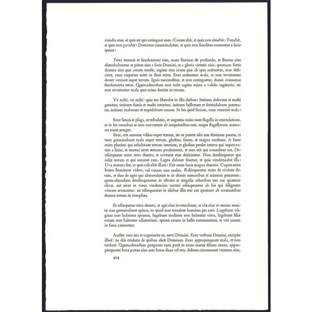 1969 Salvador Dalí Biblia Sacra "Veni, Domine Jesu" (Come, Lord Jesus) For Sale In New York - Image 6 of 11