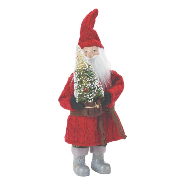 Standing Santa Decor 15"H For Sale