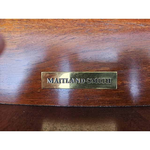 Maitland Smith Louis XVI Mahogany Chest of Drawers For Sale - Image 14 of 15