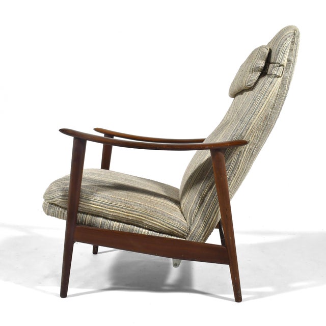 Mid 20th Century Arnt Lande "Combi Star" Reclining Lounge Chair by Stokke Mobler For Sale - Image 5 of 11