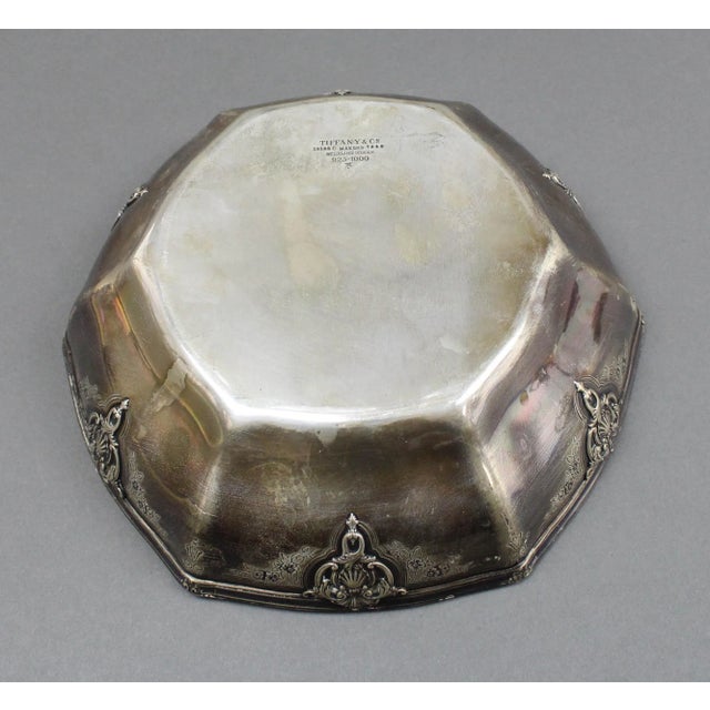 Tiffany & Co Sterling Silver 18165 C Makers 7068 Hexagonal Bowl For Sale In Miami - Image 6 of 8