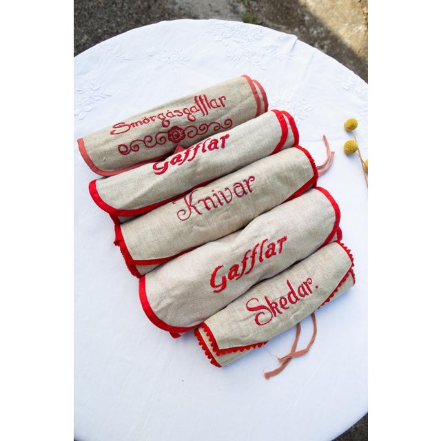 Silver Swedish Cutlery Set Svensk Initial S from Gab, 1940s, Set of 88 For Sale - Image 8 of 12