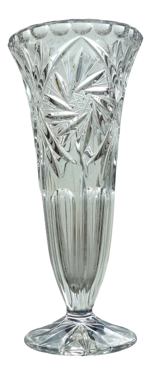 Vintage Hand Cut Crystal Vase