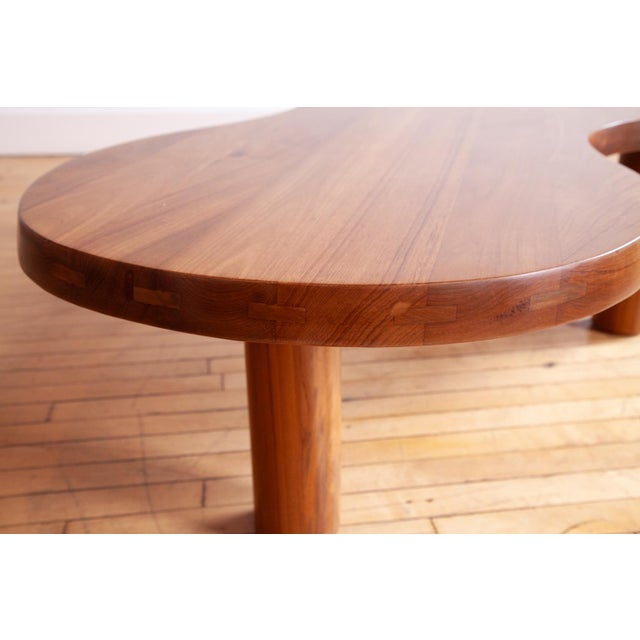 Forme Libre Style Teak Coffee Table, C. 2010. For Sale - Image 4 of 7