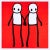STIK, Holding Hands (Red), 2020 Lithographic print in colour on 140 gsm smooth woven paper 50 x 50 cm (19.65 x 19.65 in)...