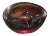 1970sItalian Mid-Century Modern Seguso Style Heavy Purple Murano Glass Ashtray For Sale