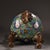 Vintage Chinese Cloisonné & Bronze Tripod Censer With Lion Finial - 2100g For Sale - Image 4 of 9