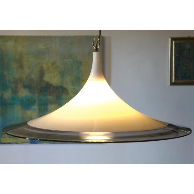 Opal Layered Amber Lamp by Lino Tagliapietra for Effetre, 1980s For Sale - Image 9 of 18