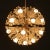 Large Silvered Snowball Pendant Lamp by Emil Stejnar for Rupert Nikoll, 1950s For Sale - Image 9 of 17