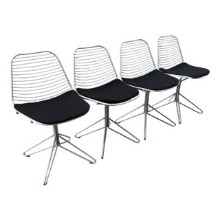 Wire Dining Chair by Henrik Pedersen for Houe DM Sketch, Set of 4 For Sale