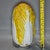 Ceramic Cabbage Decoration, Yellow & White Hand-Painted Leaf Texture (Symbol of Prosperity) For Sale In New York - Image 6 of 9