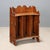 Small Portable Walnut Bookcase For Sale - Image 9 of 9
