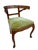 Walnut Tub Chair with Pied-De-Biche Legs, 1890s For Sale - Image 6 of 6