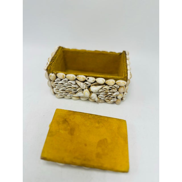 Vintage Shell Box For Sale - Image 4 of 5