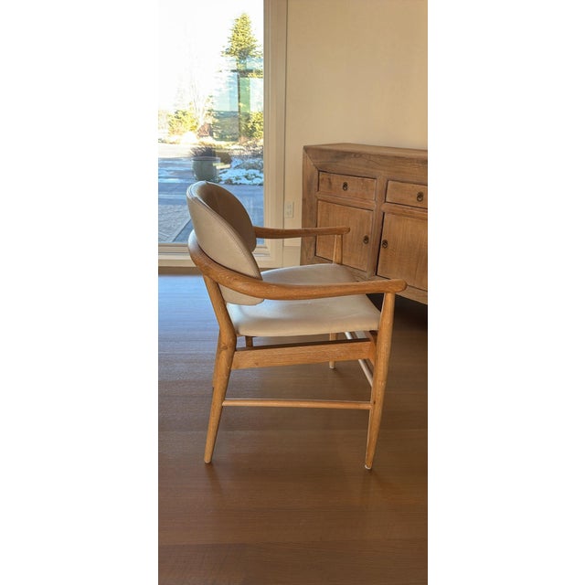Four Hands Wood Arm Chair For Sale - Image 4 of 8