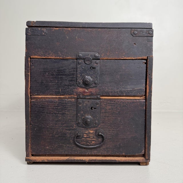 Japanese Bunko Writing Chest, 1900s For Sale - Image 15 of 15