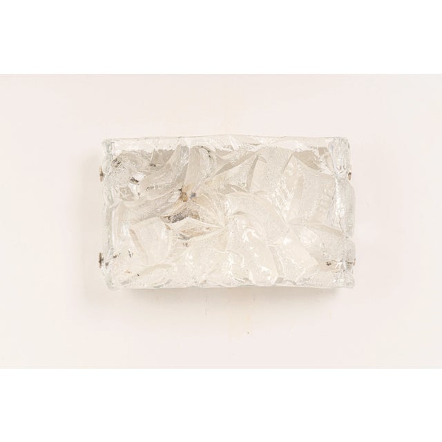 German Sconces in Murano Glass by Kaiser, 1970s, Set of 2 For Sale - Image 3 of 10