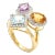 This is part of Chairish’s Fine Jewelry assortment. Semi Precious Gemstone Cocktail Ring in 18K gold which perfectly goes...