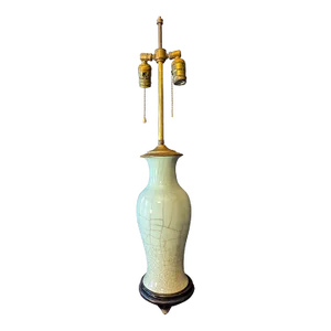 Early 20th Century Japanese Celadon Lamp
