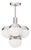 Regina Andrew Oliver Orb Pendant, Polished Nickel For Sale