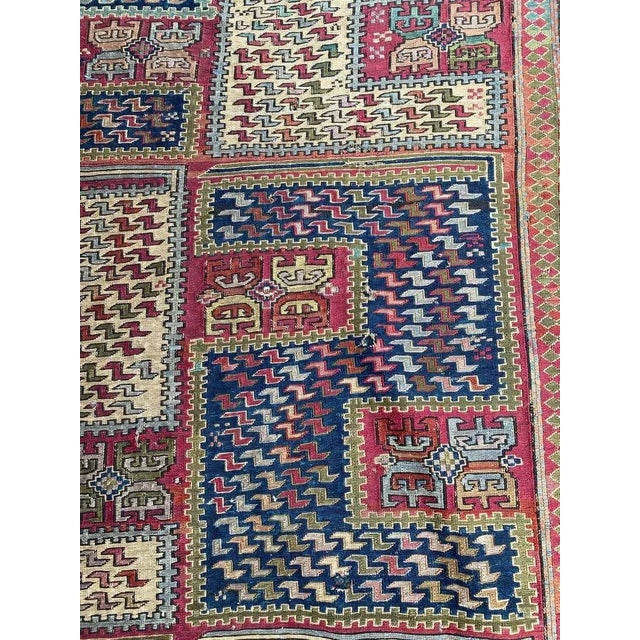 Caucasian Verneh Embroidered Kilim For Sale - Image 12 of 18