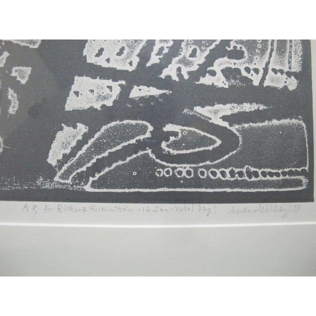 1980s Gordon Gilkey Pacific Nw Signed Artist Proof Etching Print Awaiting Spring For Sale - Image 5 of 7