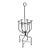 Vintage Parzinger Wrought Iron Metal Candelabra For Sale