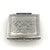 2008 stainless steel folk art hand crafted hinged box by Chicago artist and sculptor, Stanley Szwarc.