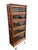 Late 20th Century Oak Barrister Leaded Top 5 Stack Bookcase For Sale - Image 17 of 17