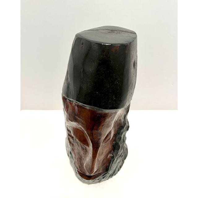 Religious Signed Uri Roth 20th Century Hand Carved Wood Sculpture For Sale - Image 3 of 12