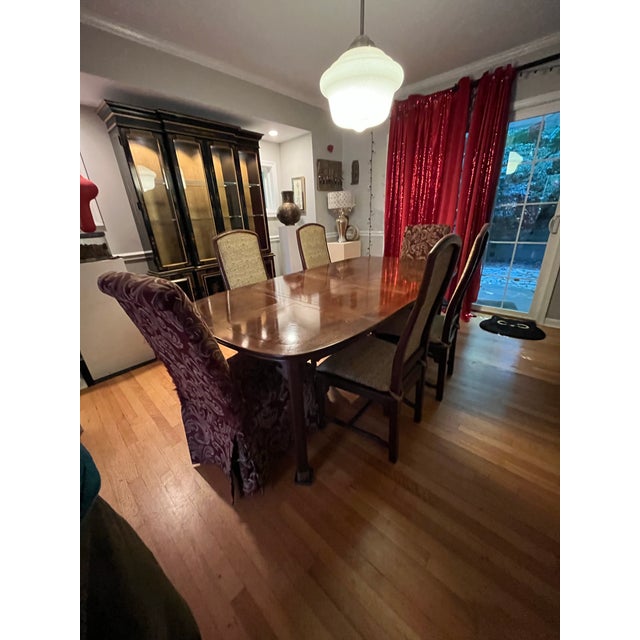 Vintage Henredon 88l #10 Extendable Dining Table For Sale - Image 9 of 12