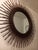 Wall Round Mirror With Dark Stain Wicker Frame Style: Art Deco Color: Brown Dimensions: 19"W x 29" H x 1.5"
