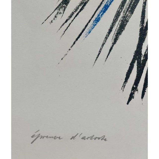 Hans Hartung, L 23 1957, 1950s, Paper For Sale - Image 4 of 6