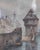 19th Century European Canal Townscape with Half-Timbered Architecture, Oil Painting For Sale - Image 4 of 8