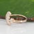 1.2Ct Lab Grown Diamond Moon Ring With Diamond Accents in Solid 14k Gold, Size 6.75 For Sale - Image 10 of 10