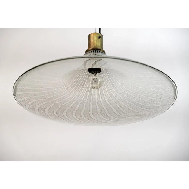 Mid-Century Italian Modern Murano Bubbles Lamp from Seguso, 1970s For Sale - Image 4 of 9