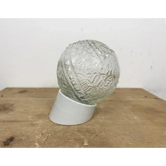 Industrial Vintage White Porcelain Wall Light, 1970s For Sale - Image 3 of 11