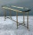 Vintage Brass Hoof Console Table For Sale - Image 9 of 12
