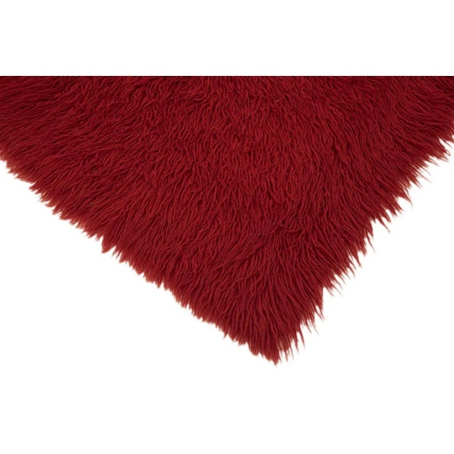 Vintage Tulu Rug in Cotton & Wool For Sale - Image 4 of 7