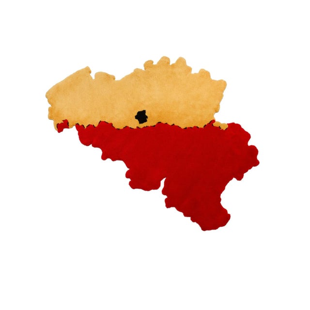 Wool O Divisible Rug by Oskar Vermeylen for Atelier Belge Fermetti, Belgium, 2012 For Sale - Image 13 of 13