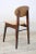 Italian design lovely set of six dining room chairs, 1960s. The chairs are comfortable with a seat in faux leather. The...