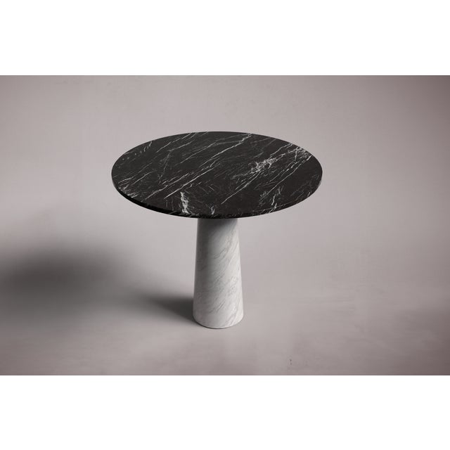 Ying Alexander Black Marble Round Dining Table For Sale - Image 4 of 4