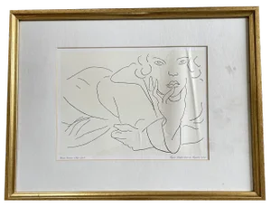 Matisse, Figure Draped in a Bathrobe, 1929, Lithograph