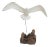 Vintage Flying Seagull Tabletop Sculpture For Sale