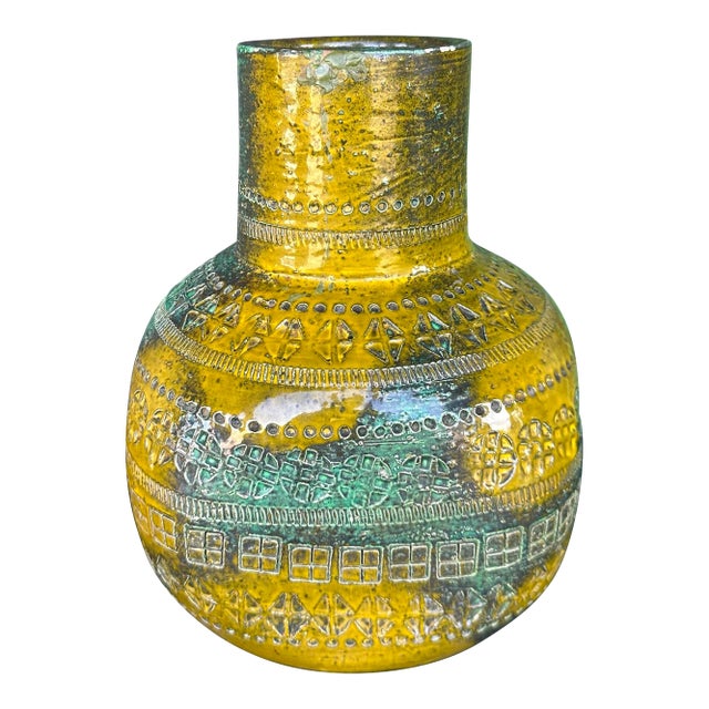 Mid 20th Century Raymor Bitossi Ceramic Midcentury Modern Vase For Sale