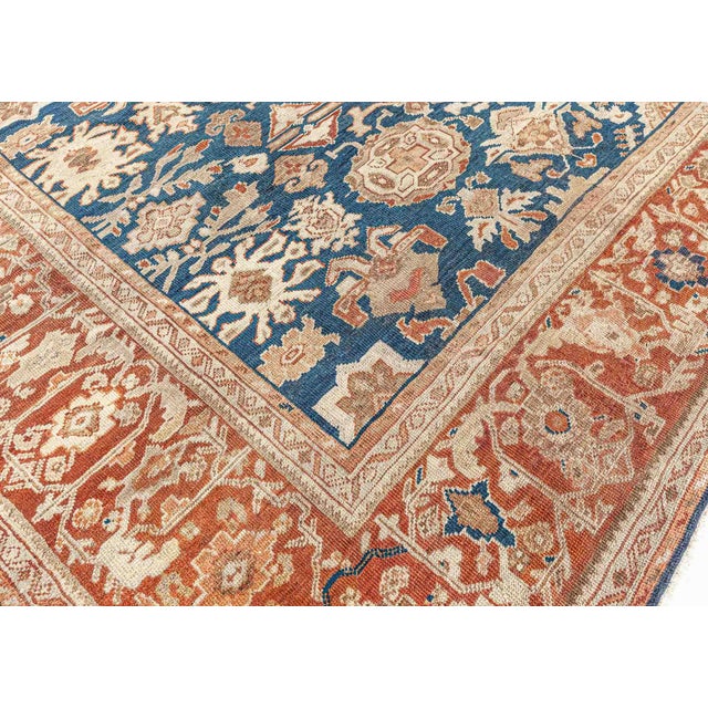 Persian 1930s Persian Sultanabad Rug For Sale - Image 3 of 7