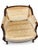 Late 20th Century Vintage Hollywood Regency Gold Damask Barrel Lounge Chairs — Pair For Sale - Image 5 of 12